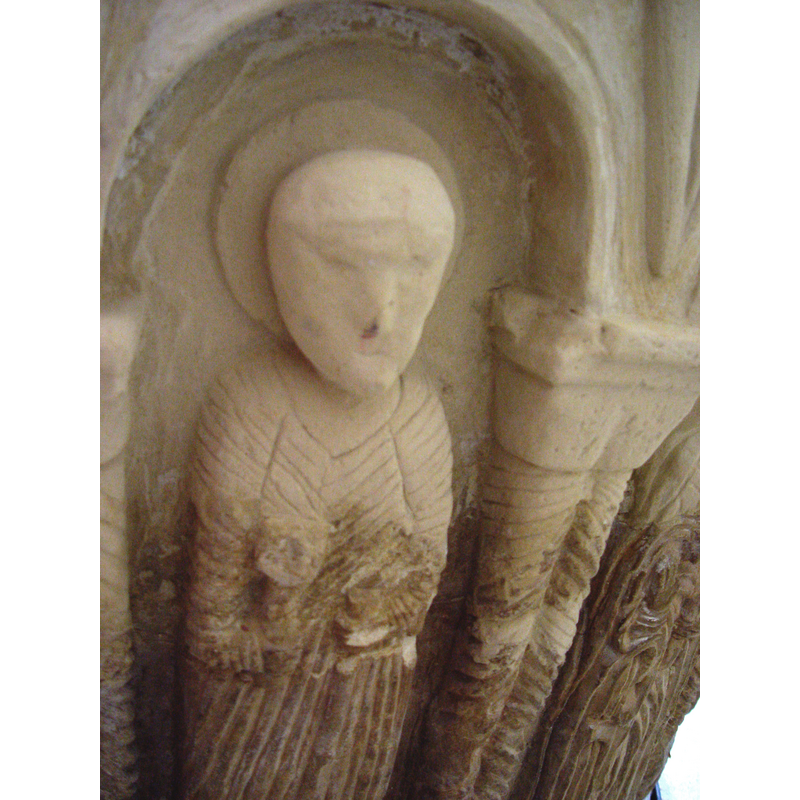 is the object he is holding John's cup? -- photographed after the 2008 restoration