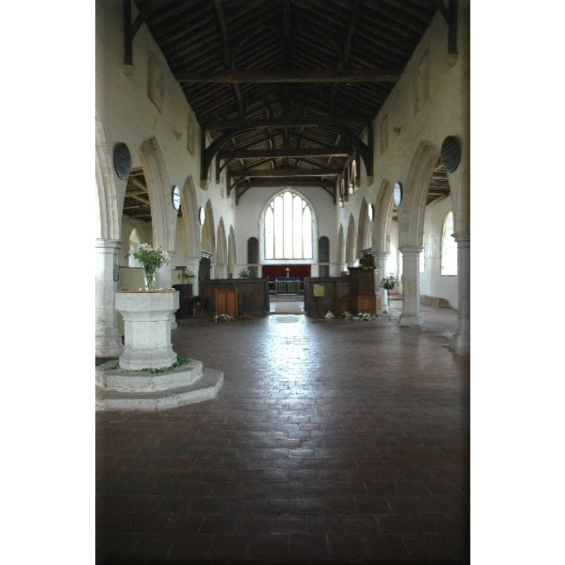 the font in the foreground, north (left) side