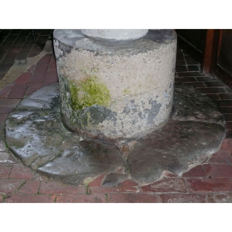 the old base and plinth