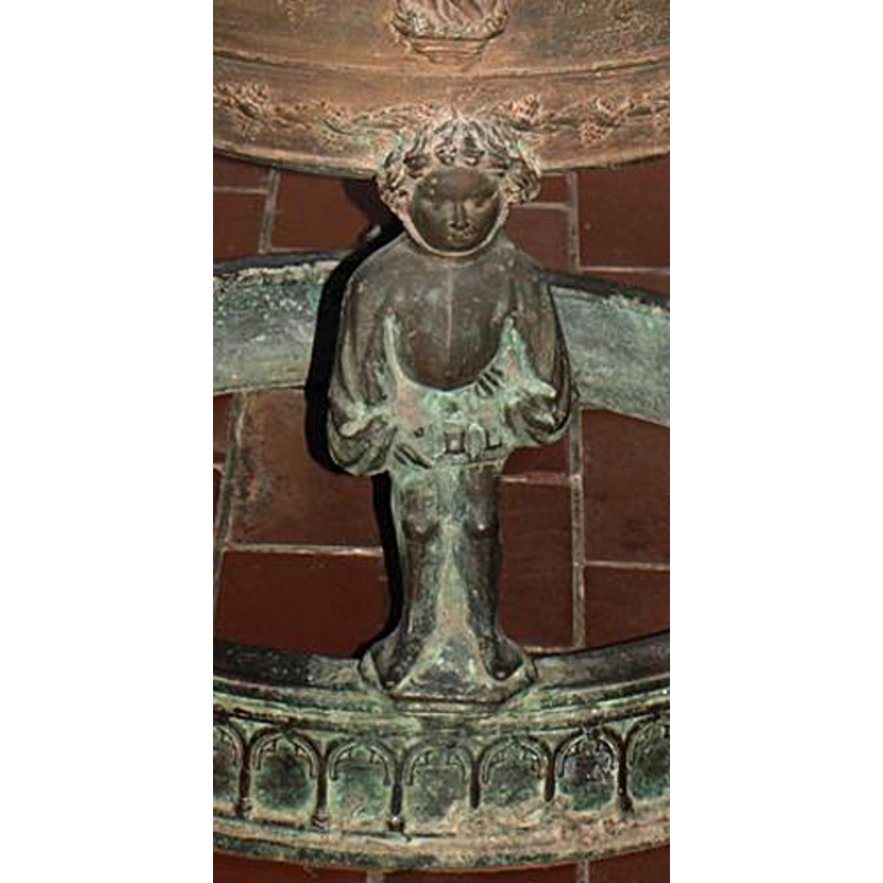 trefoiled tracery inside the round arches, all around