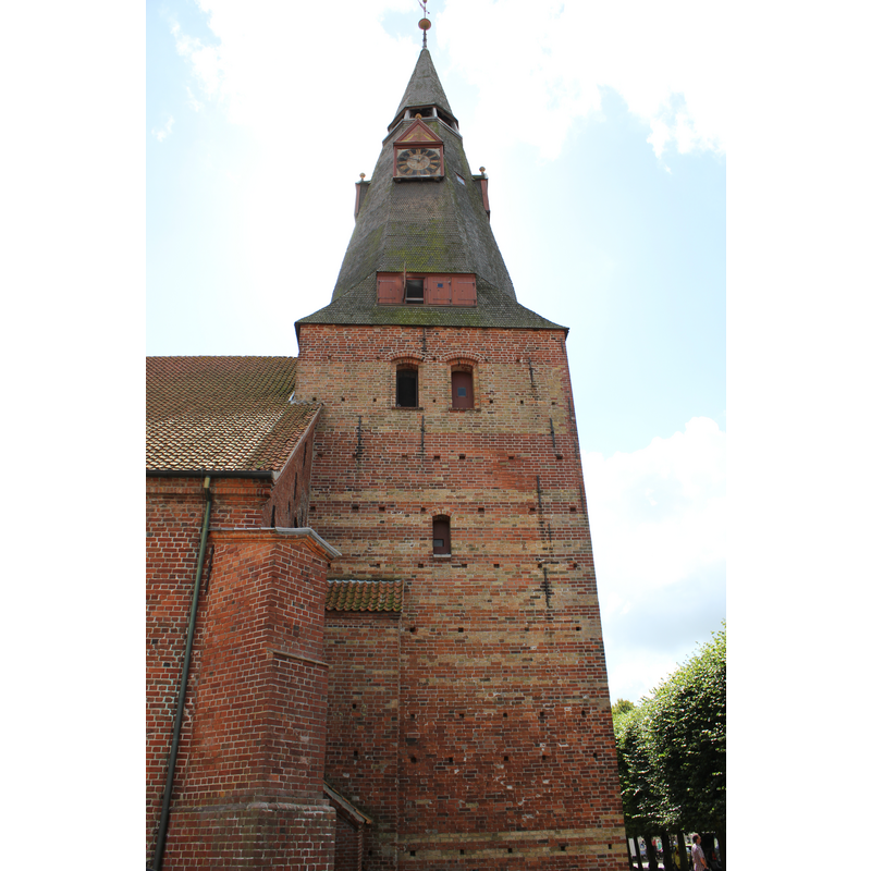 north side of the tower