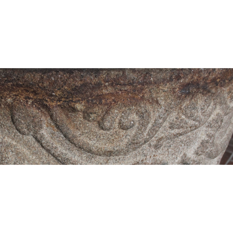 also visible here, ion the lower left, is the tip of the lion's tail