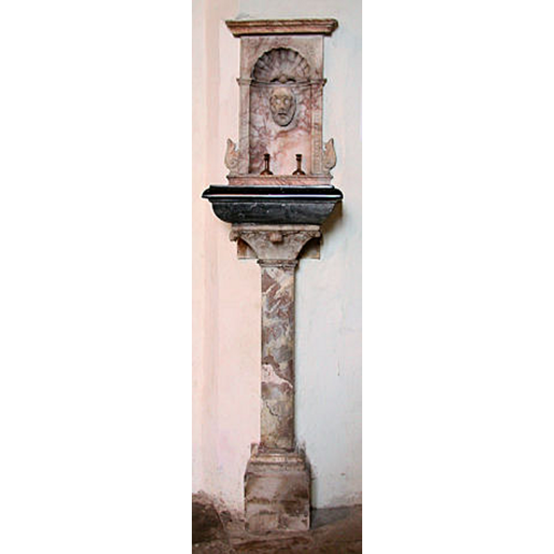 the 167th-century Italian  stoup used sometime as a font