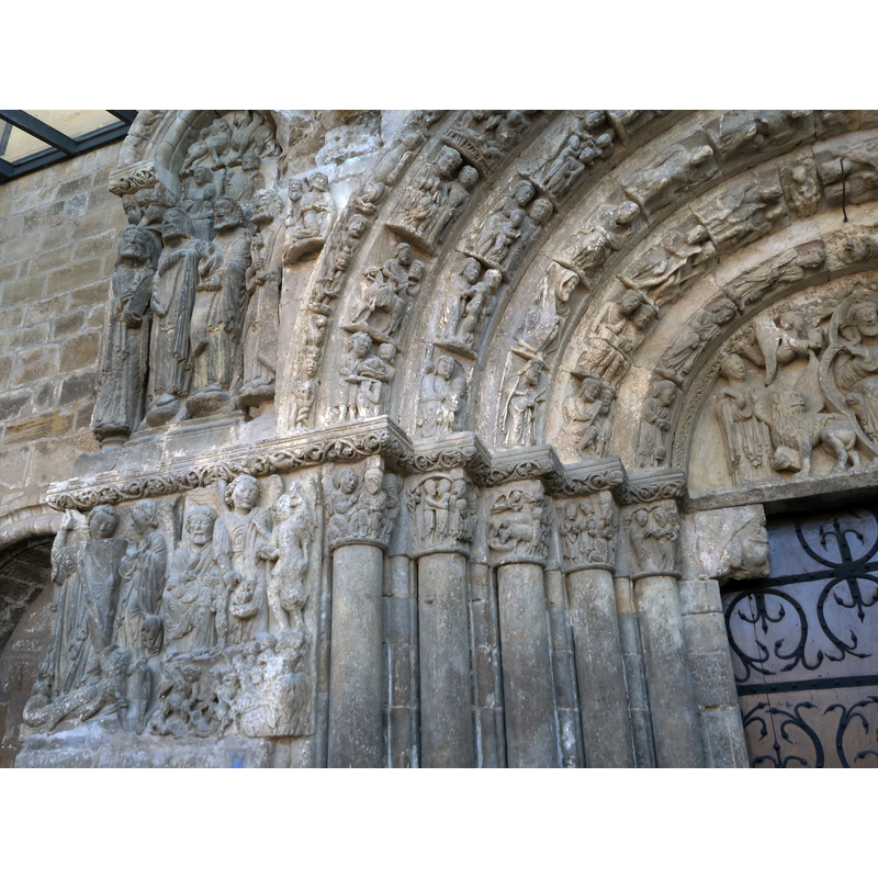 the left side