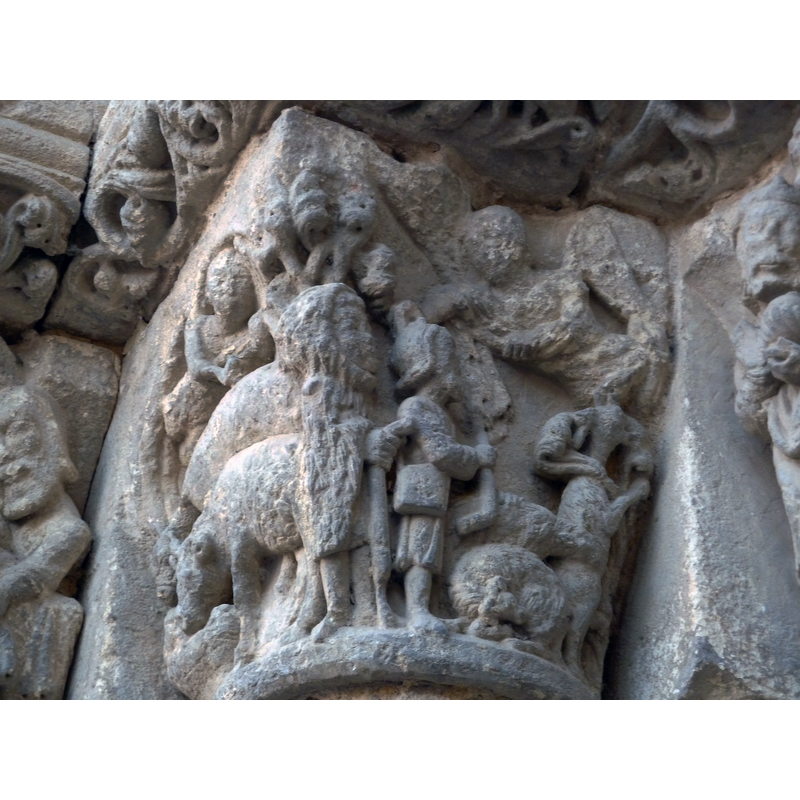 on the right side: Adoration of the Shepherds
