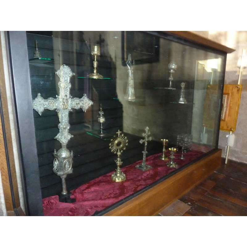 processional cross, monstrance, relic-holders, etc.