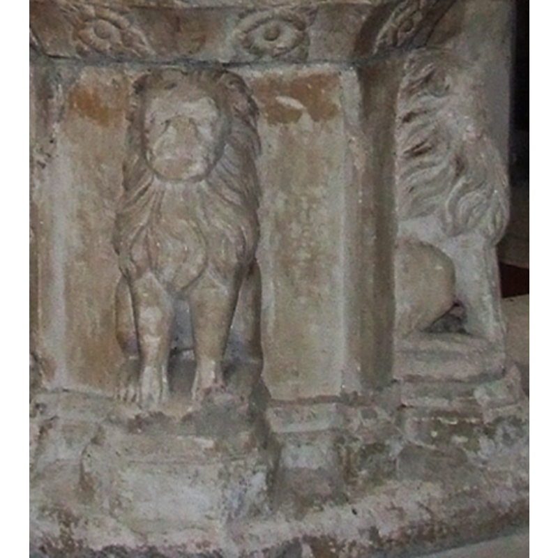 some of the faces damaged