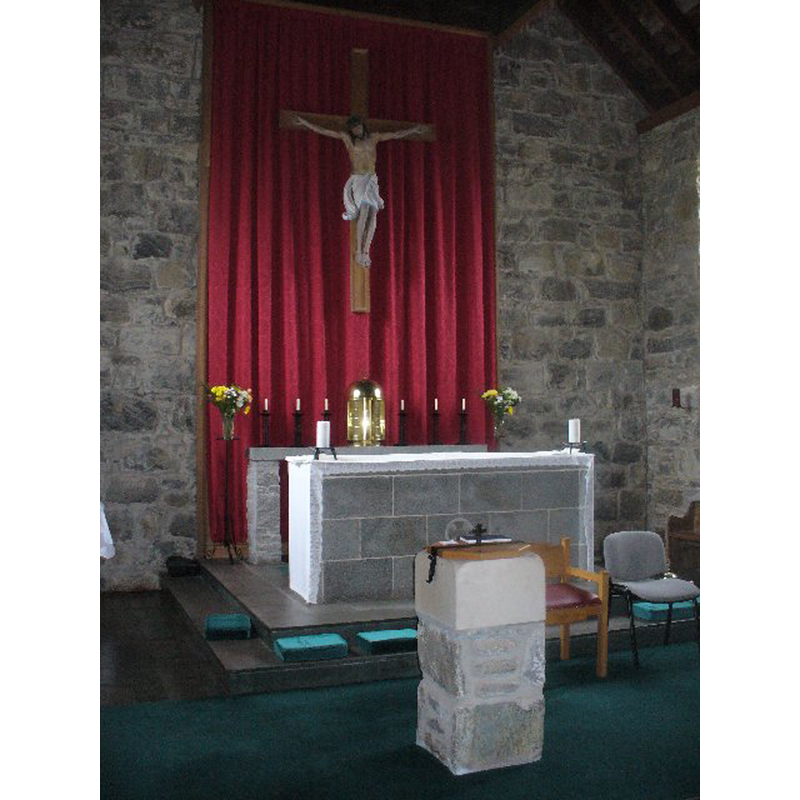 after the 1955 renovation of the chancel and presbitery