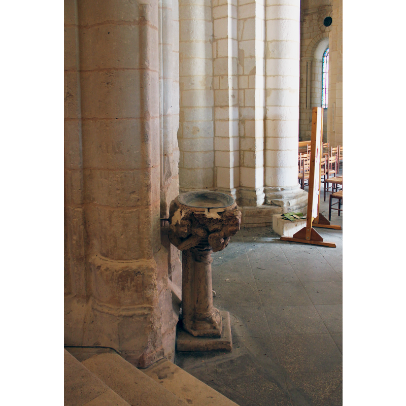 this area of the original transept is now at the west end of the church