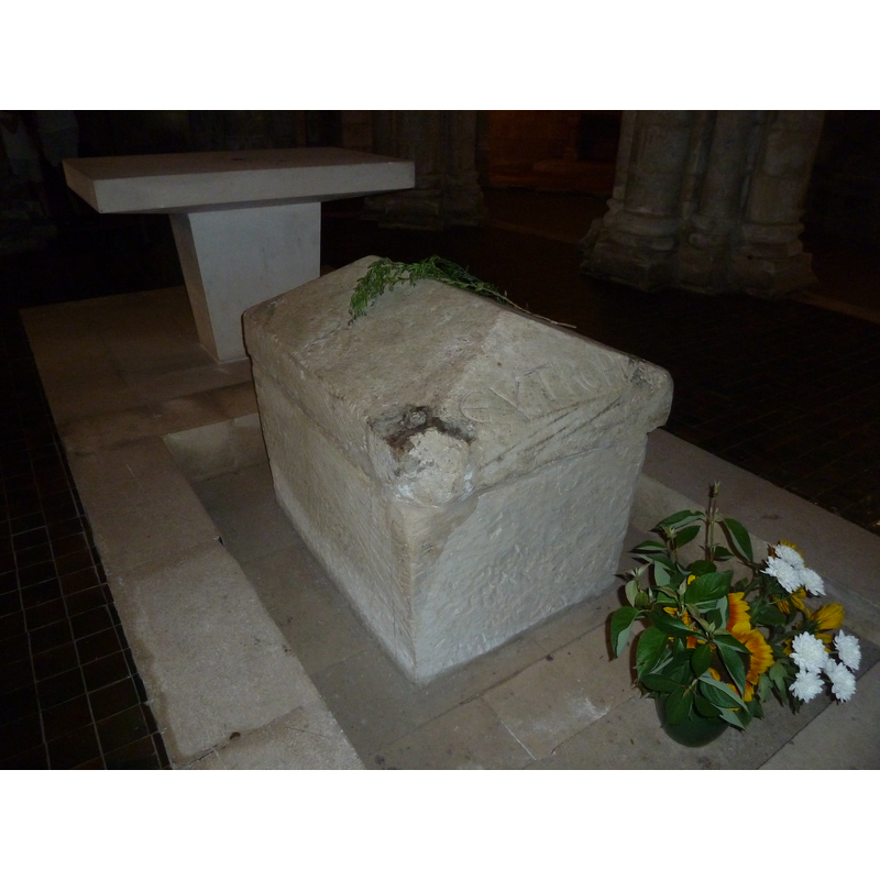 the sarcophagus of St. Eutrope