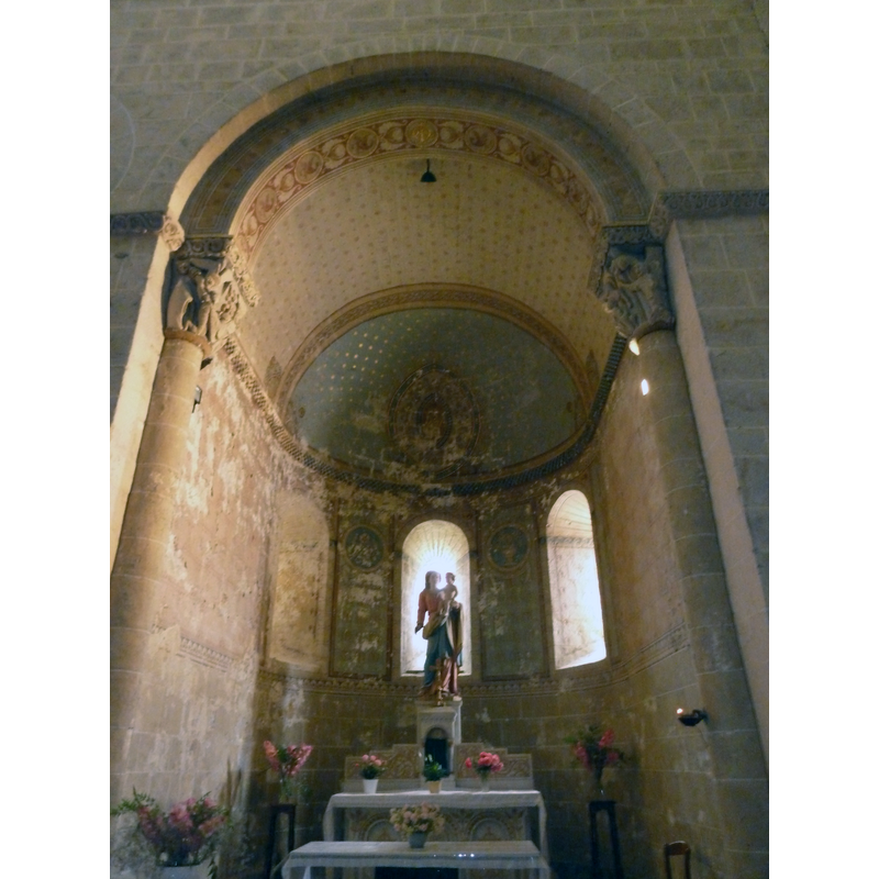 the south apse; capital