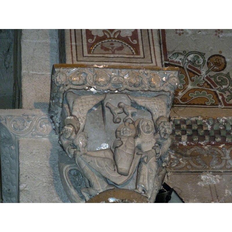 the south apse; capital