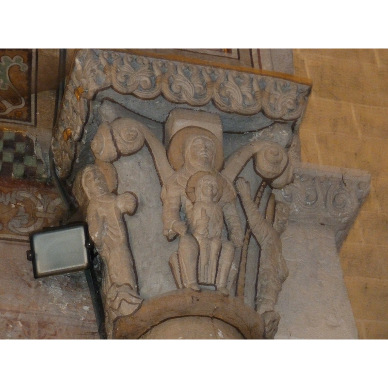 the south apse; capital