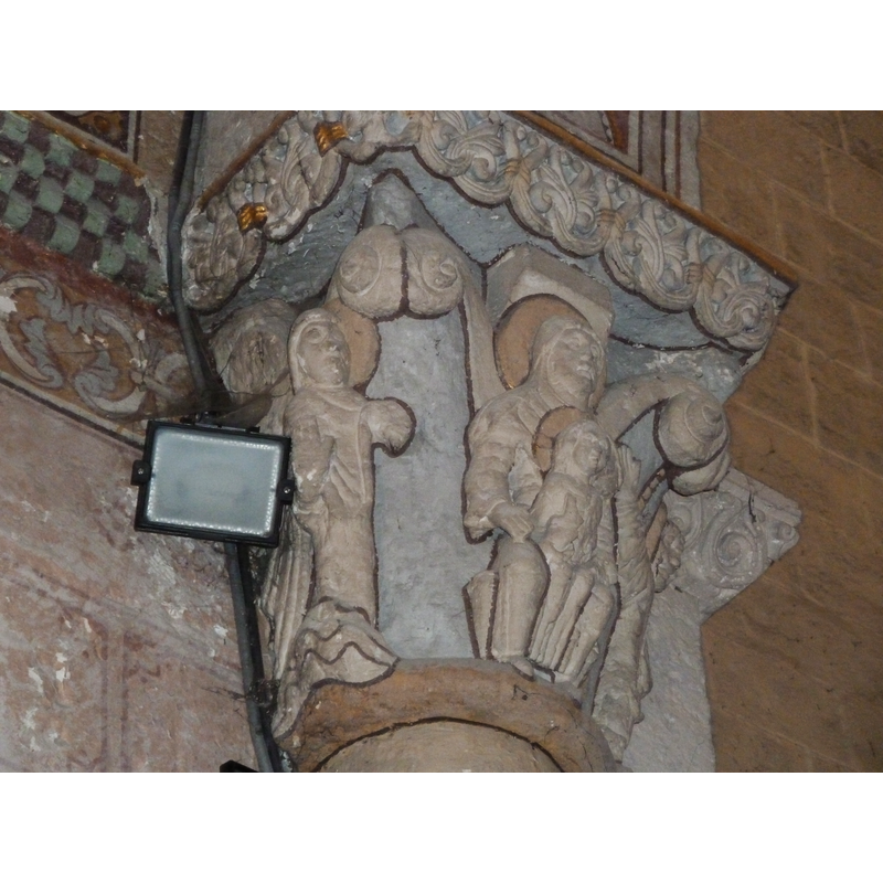 the south apse; capital