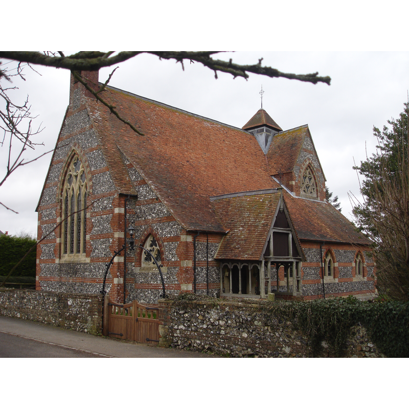 the modern church of St. James