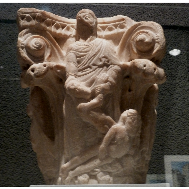 side 4, as identified in the museum label: God pulls Eve from Adam`s side