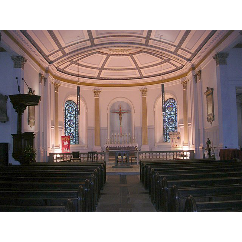 the present church is late-18thC