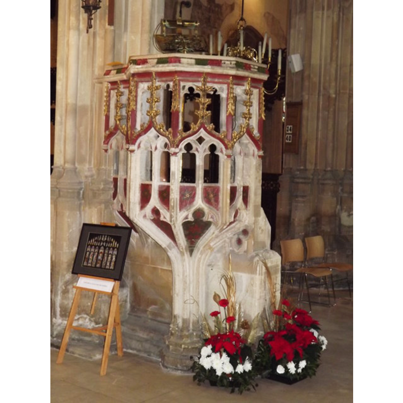 the 15th-century pulpit