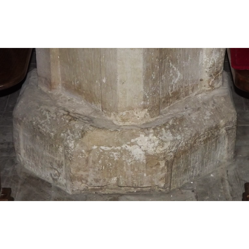 the purported basin or base of an old font [cf. FontNotes]