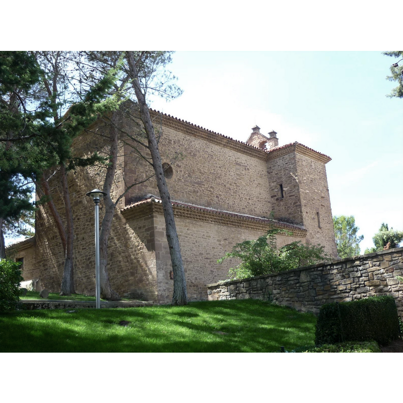 the 17th-century (?) re-building of the medieval church
