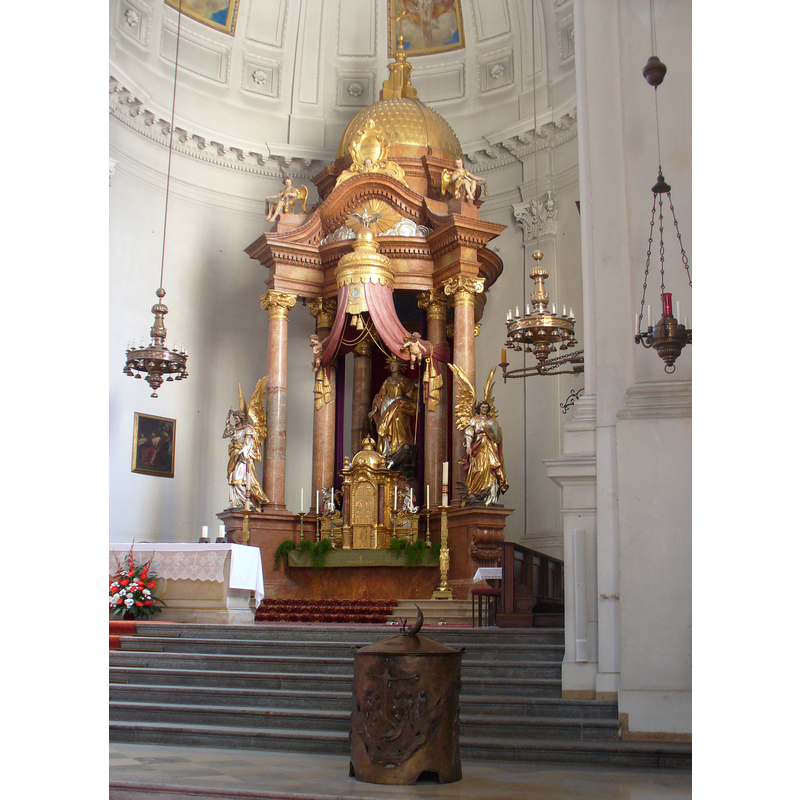 the modern font at St. Margaret's
