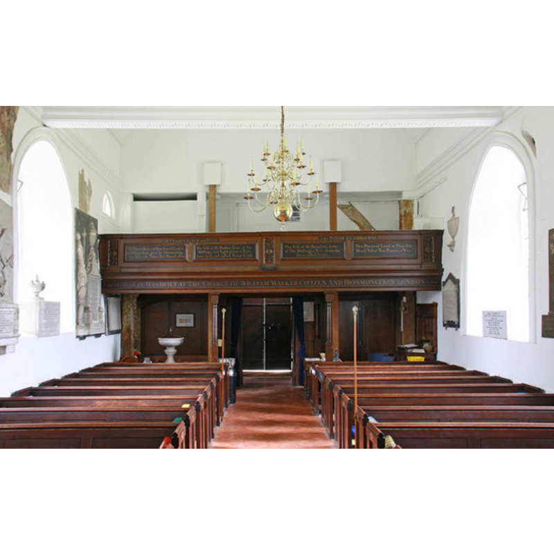 the font is visible at the back (west), left (south) side