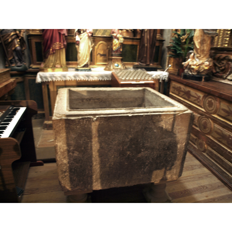 inside the baptistery