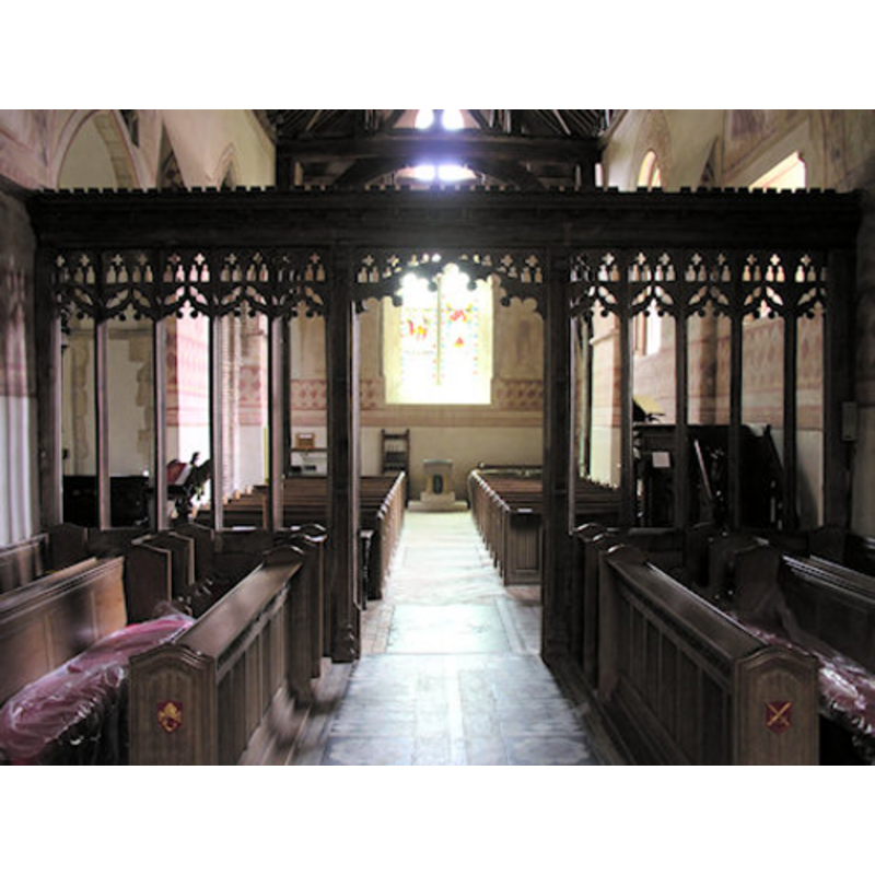 and view of the west end of the nave