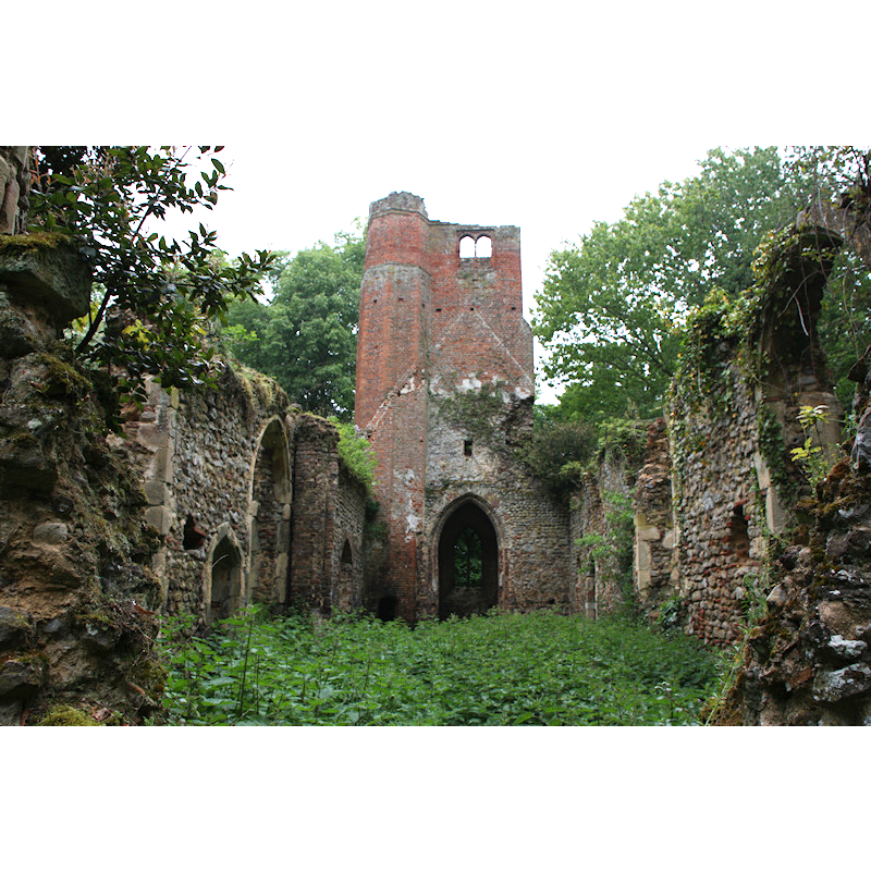 the ruins of old St. Mary's