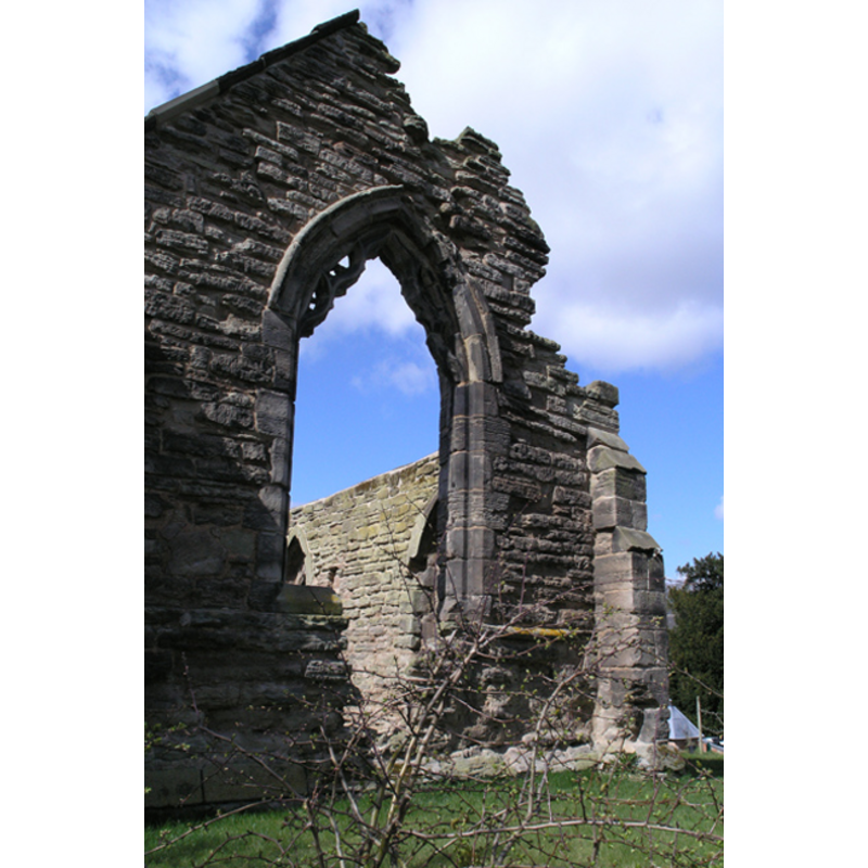 the ruins of the old parish church