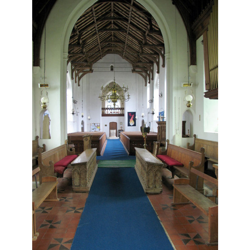 the font visible at the west end