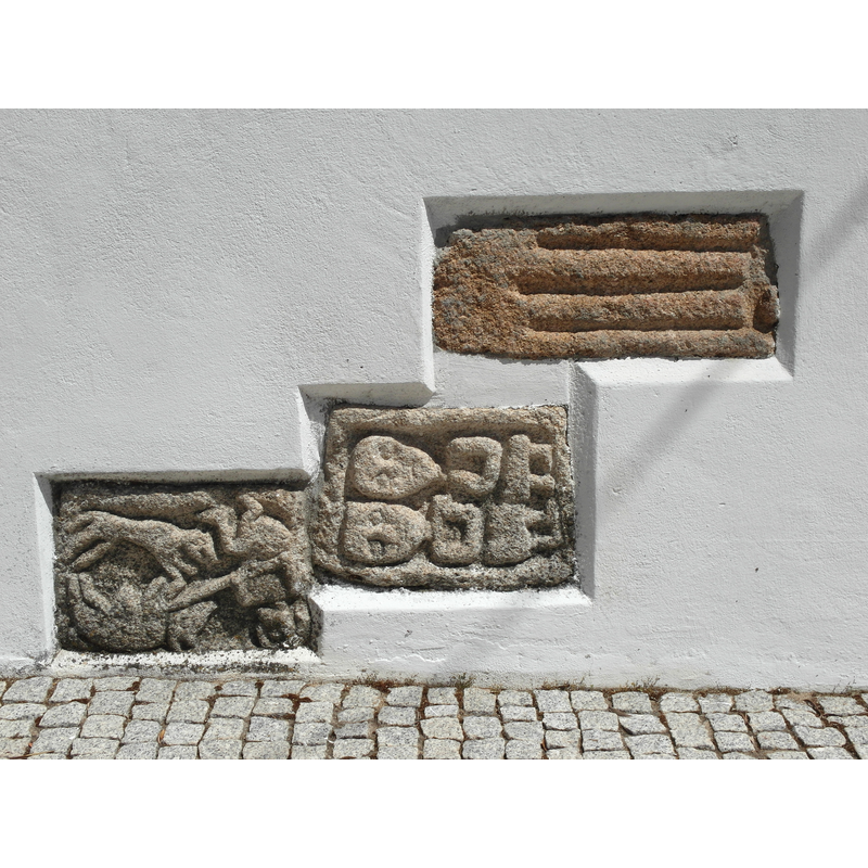 three panels from the earlier church here?