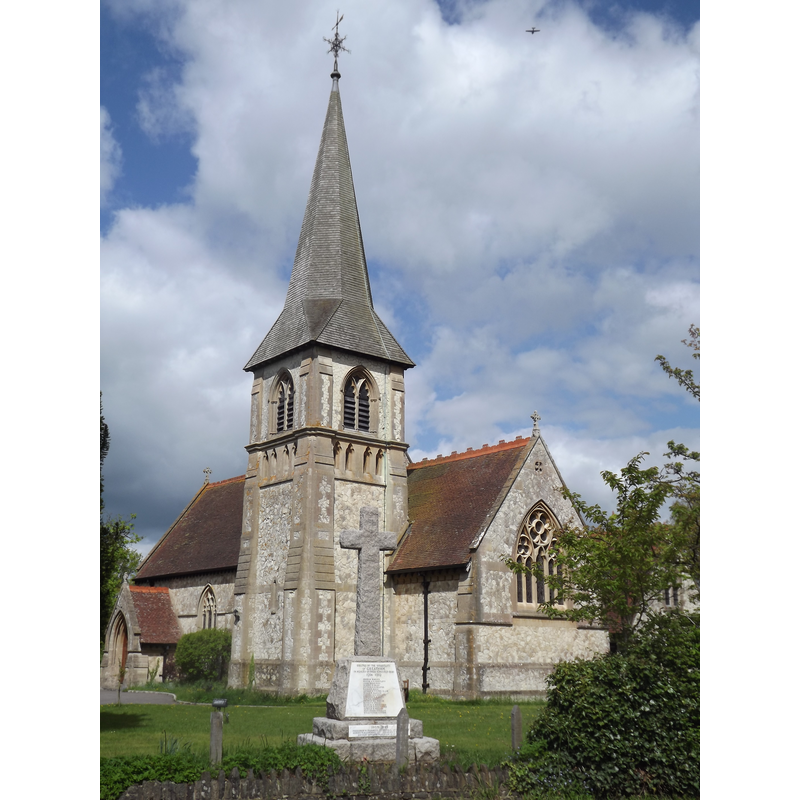 the mid-19thC church