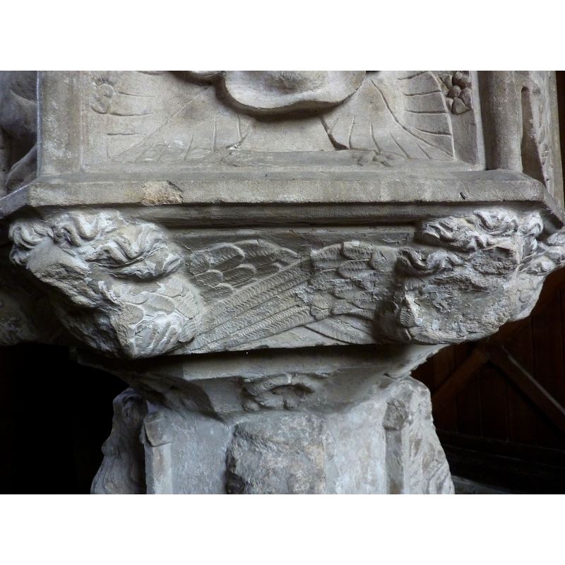 all the heads vandalised