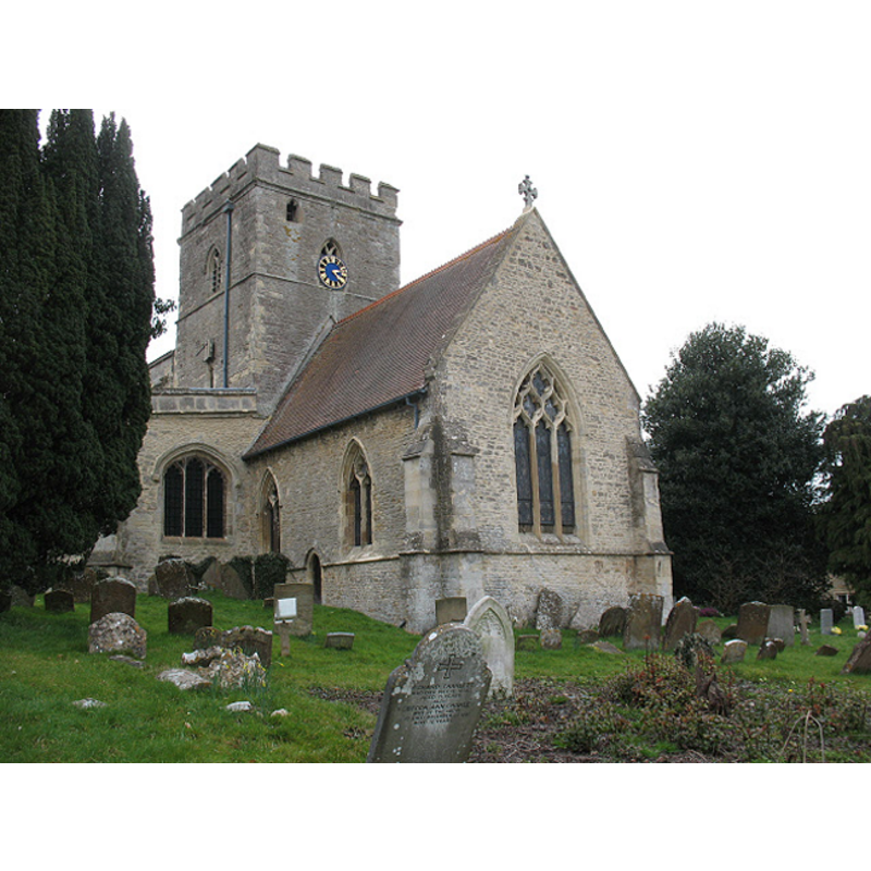 showing the exterior of the Norman chancel