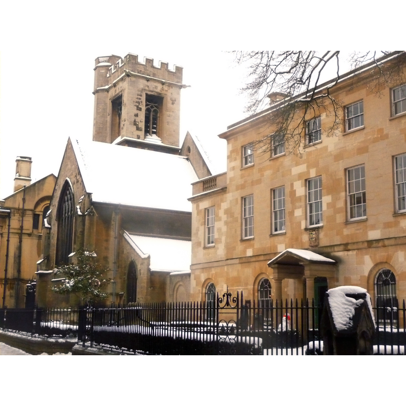 The modern chapel of St. Peter's College [cf. FontNotes]