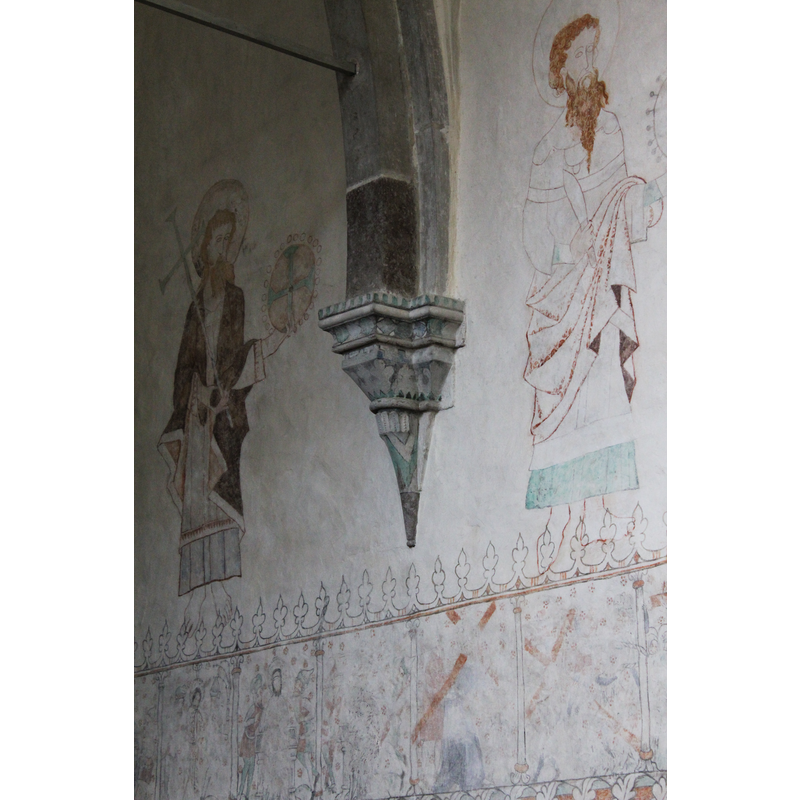 and a respond on the south wall