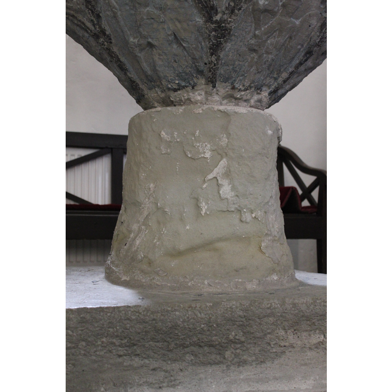 the totally eroded sandstone base