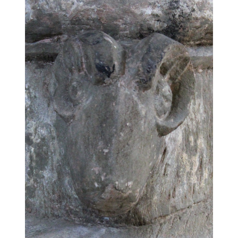 on the northeast side of the base -- frontal view