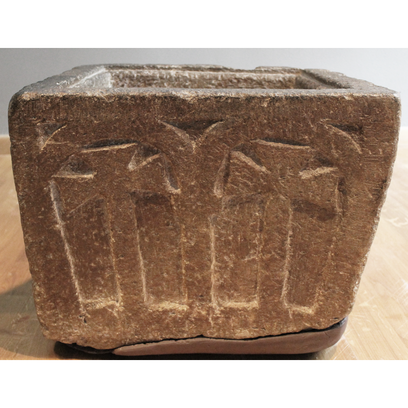 with a Latin cross in each