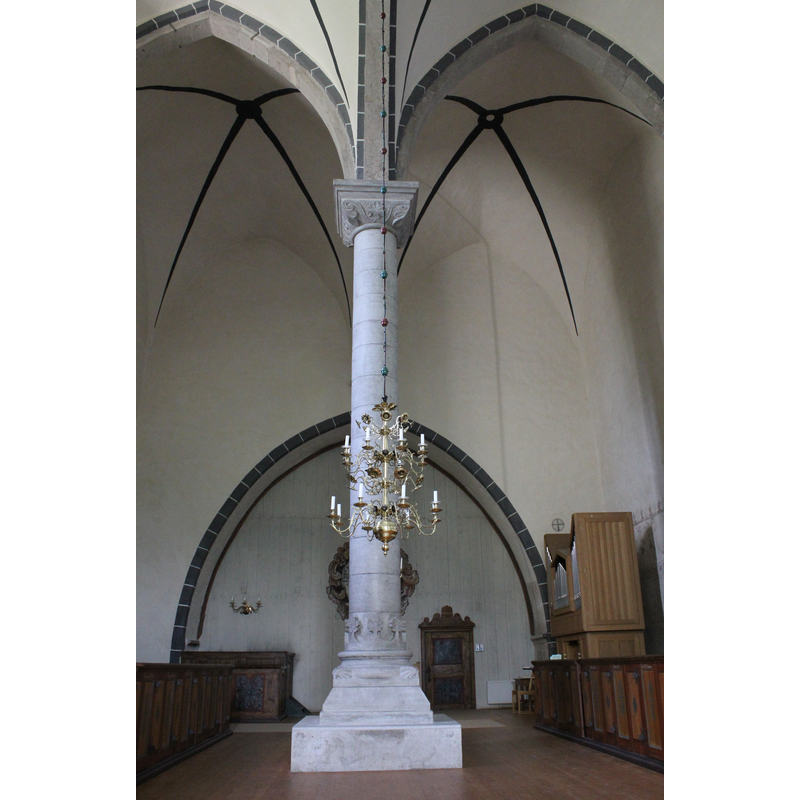 the whole column dates probably from the 1950s reconstruction
