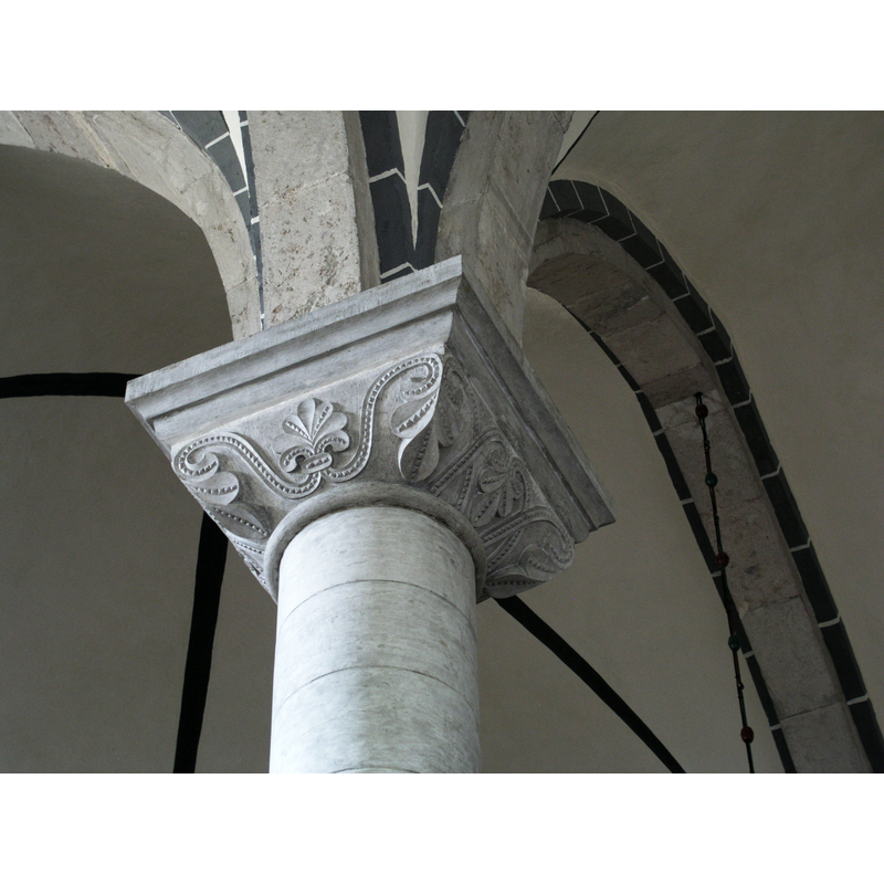 the whole column dates probably from the 1950s reconstruction