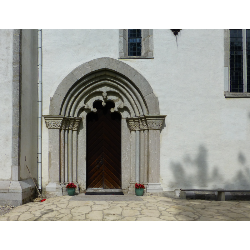 opening into the west side of the nave