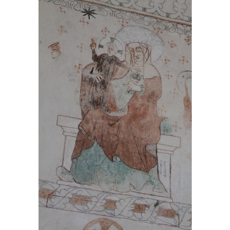 Madonna and Child, part of the Adoration of the Magi scene