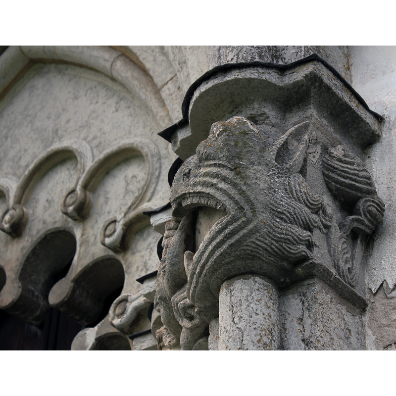 Harrowing of Hell; detail: the mouth of Hell
