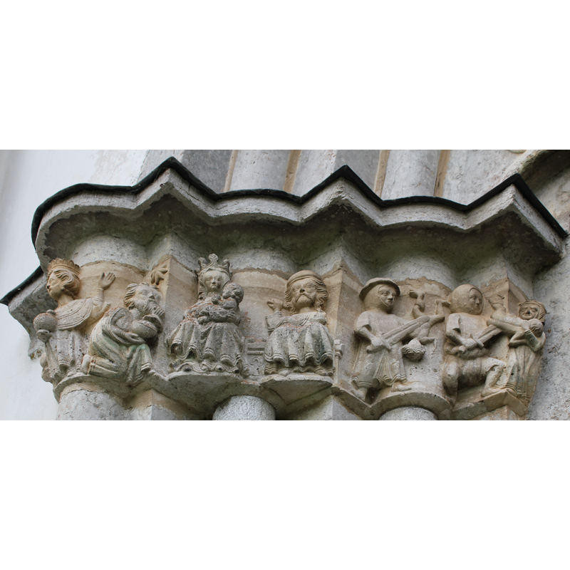 left: Adoration of the Magi - right: Massacre of the Innocents