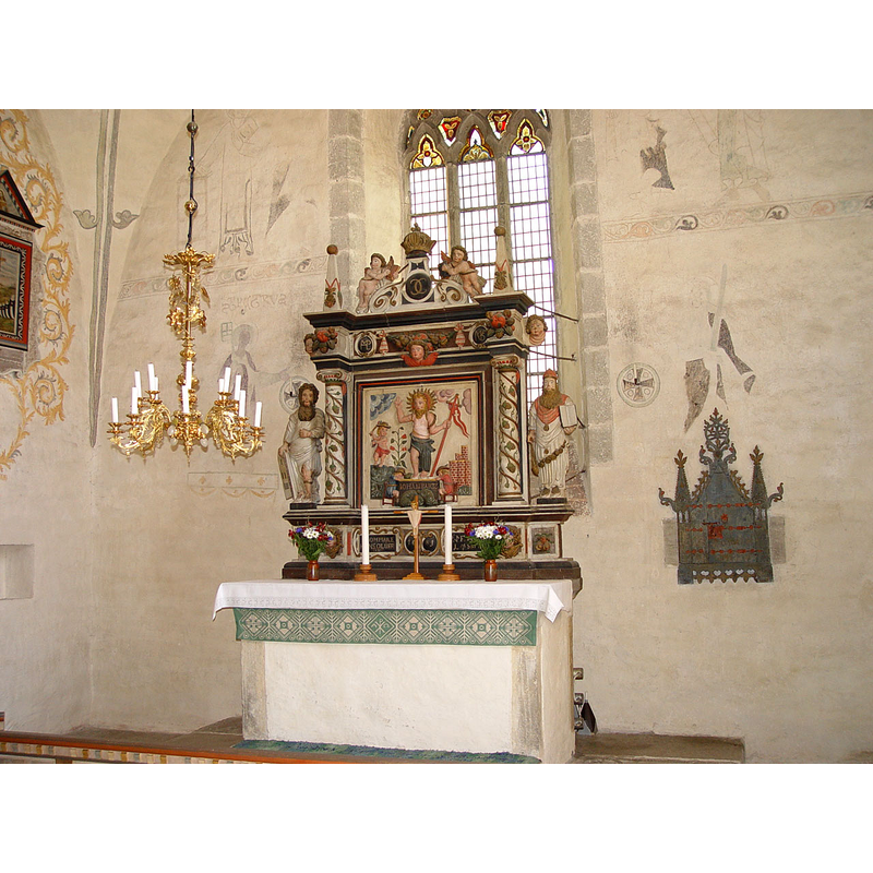and the tabernacle to the right of it