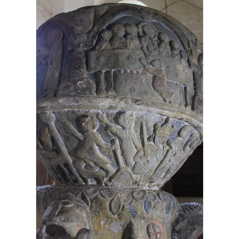 showing the correspondence between the programmes on the basin sides and underbowl