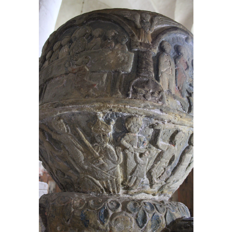 showing the correspondence between the programmes on the basin sides and underbowl
