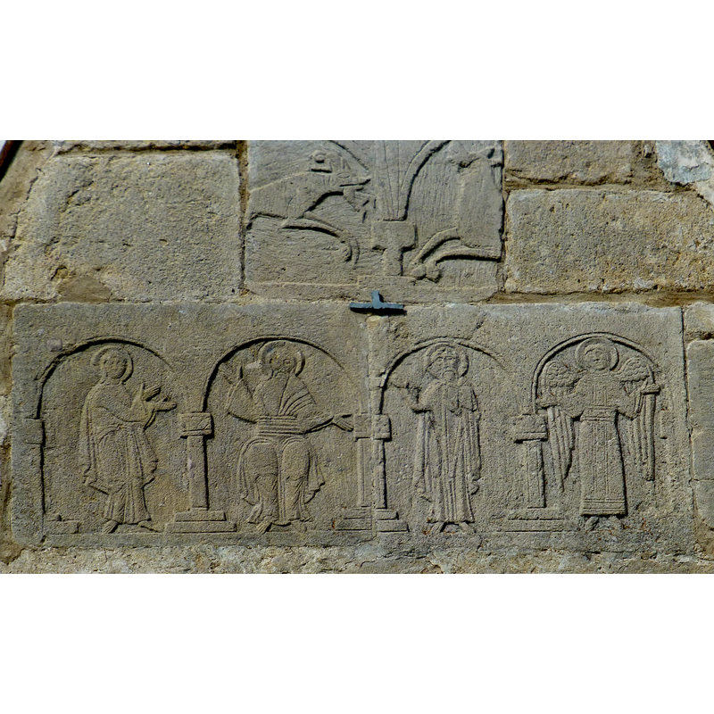 frieze above the portal; detail